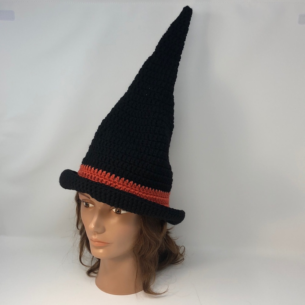 Wizard hat hand crochet adult or teen hand crochet - Picture 2 of 5